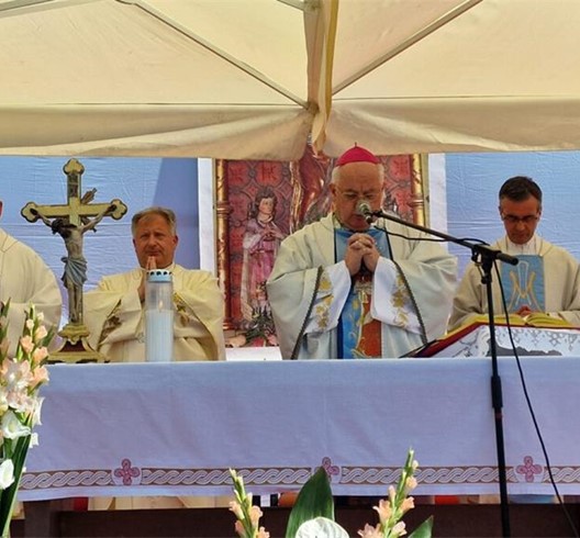 ​Biskup Razum predvodio misno slavlje svetkovine Velike Gospe u  Vukovini